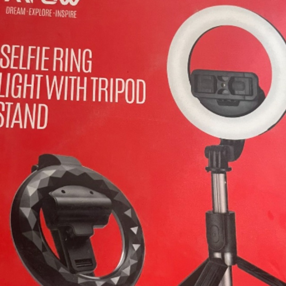 Mpow PA213B Ring Light with Tripod Stand & Phone Holder